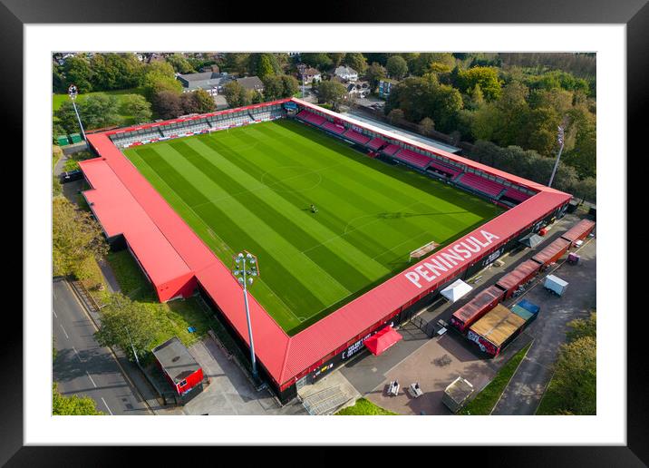Salford City FC Framed Mounted Print by Apollo Aerial Photography