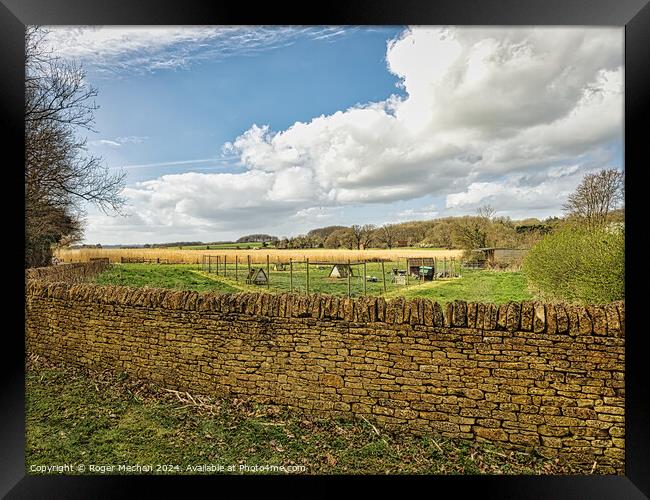 The Cotswolds Framed Print by Roger Mechan