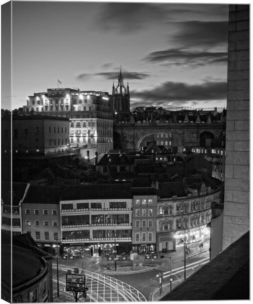 Side & Sandhill, Newcastle upon Tyne Canvas Print by Rob Cole