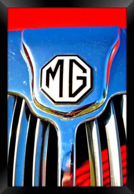 MG Classic Sports Motor Car Framed Print by Andy Evans Photos