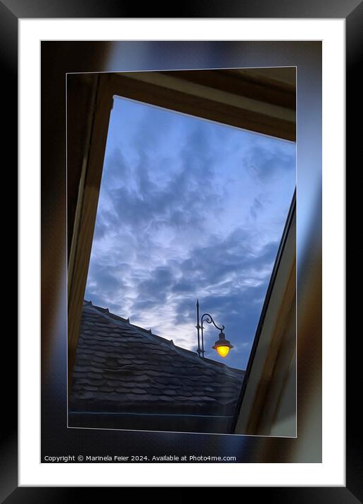 The attic window Framed Mounted Print by Marinela Feier