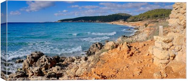 Turning Point at San Adeodato Menorca Canvas Print by Deanne Flouton