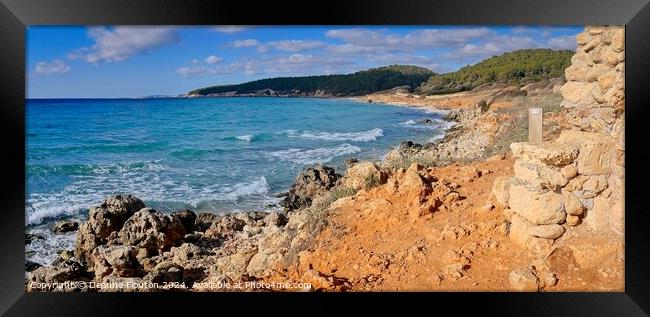 Turning Point at San Adeodato Menorca Framed Print by Deanne Flouton