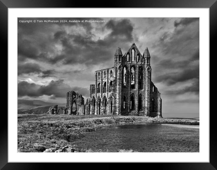 Whitby Abbey  Framed Mounted Print by Tom McPherson