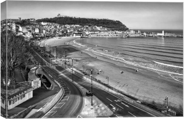 Scarborough South Bay Canvas Print by Darren Galpin