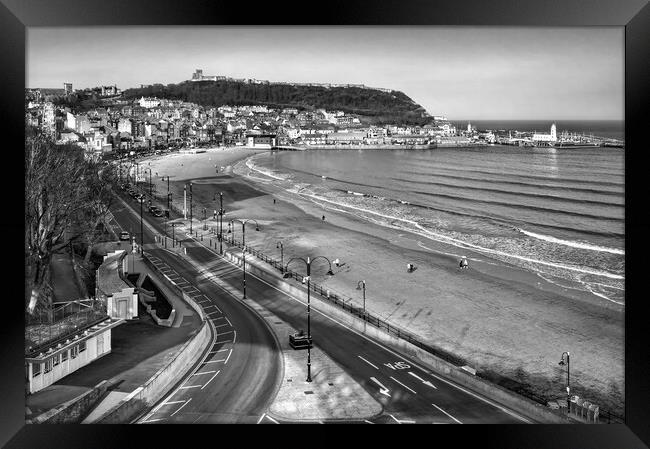 Scarborough South Bay Framed Print by Darren Galpin