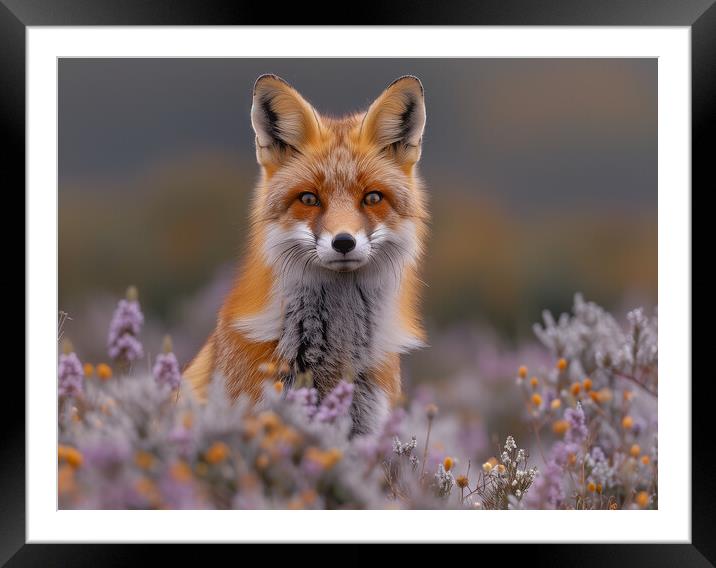 Fox Framed Mounted Print by Steve Smith