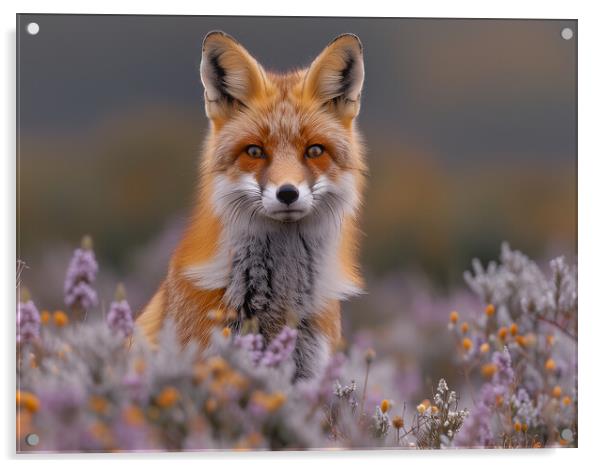 Fox Acrylic by Steve Smith