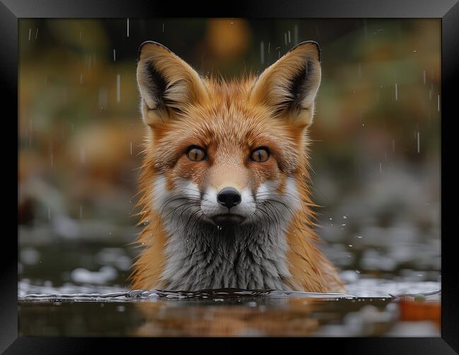 Fox Framed Print by Steve Smith