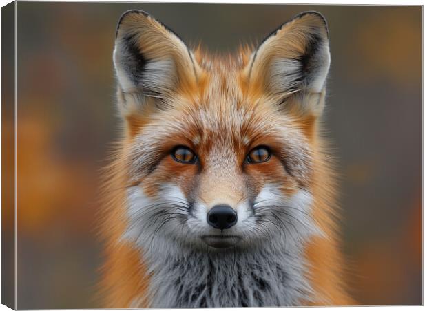 Fox Canvas Print by Steve Smith