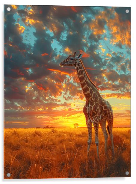 Giraffe Acrylic by T2 