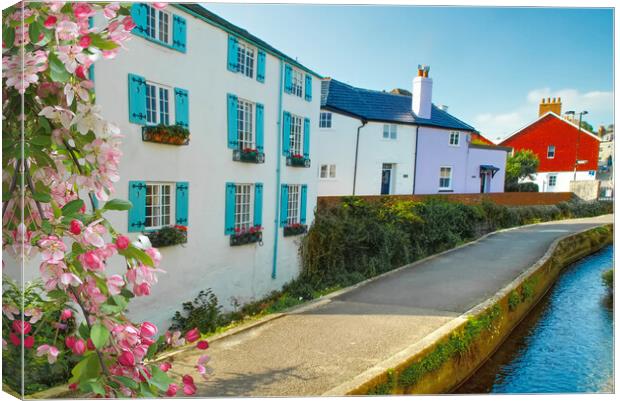 Inland Lyme Regis Canvas Print by Alison Chambers