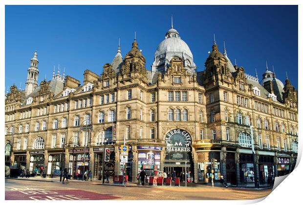 Leeds Kirkgate Market Print by Alison Chambers