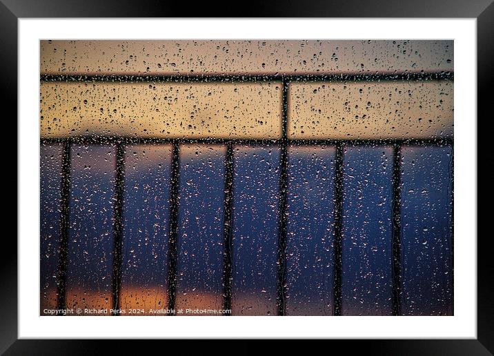 Rainy Daze Framed Mounted Print by Richard Perks