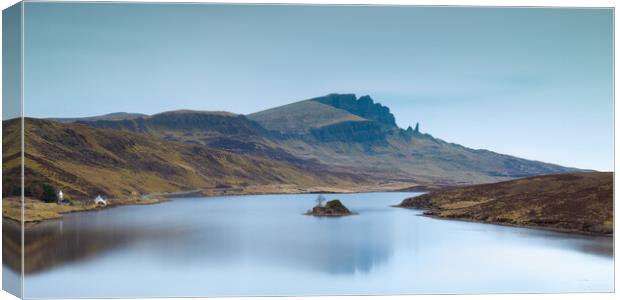 The Old Man of Storr Skye From Loch Fada Canvas Print by Phil Durkin DPAGB BPE4