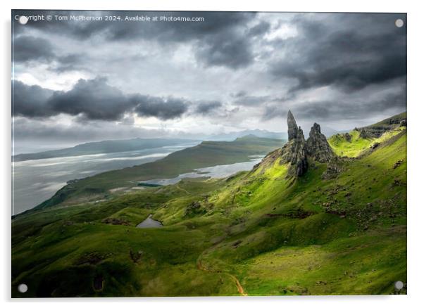 The Old Man of Storr Acrylic by Tom McPherson