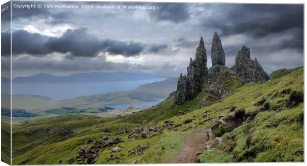The Old Man of Storr Canvas Print by Tom McPherson