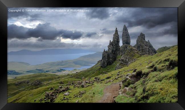 The Old Man of Storr Framed Print by Tom McPherson
