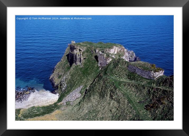 Findlater Castle Framed Mounted Print by Tom McPherson
