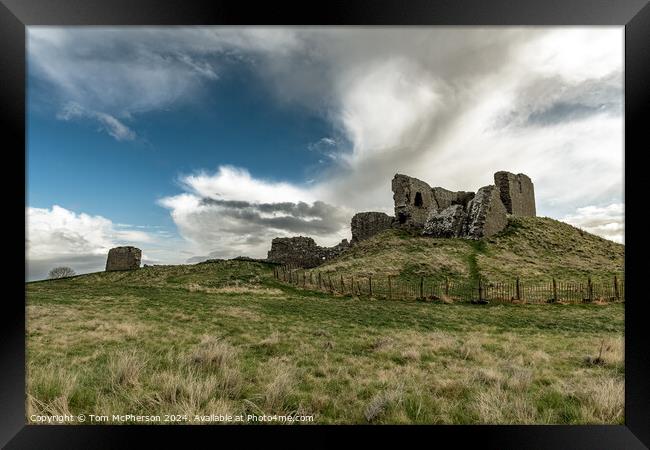 Duffus Castle Framed Print by Tom McPherson