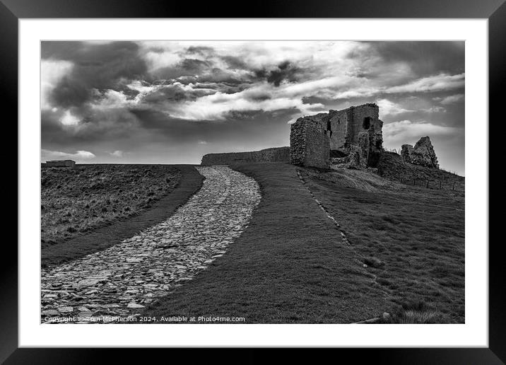 Duffus Castle Framed Mounted Print by Tom McPherson