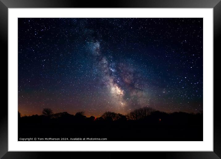 Milky Way Framed Mounted Print by Tom McPherson