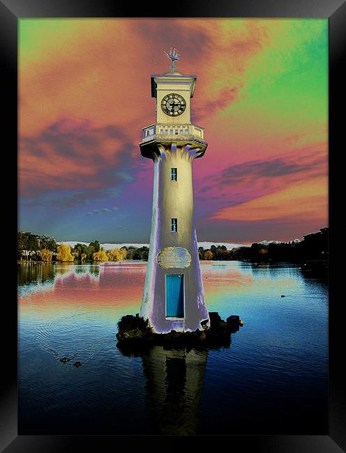 Scott Memorial Roath Park Cardiff Framed Print by Steve Purnell