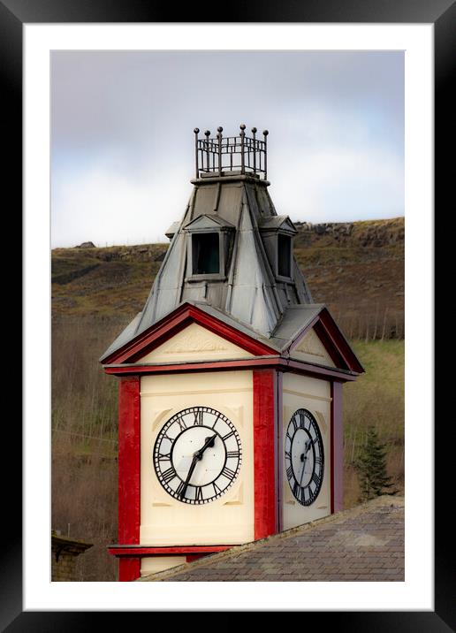 Marsden Clock Tower Framed Mounted Print by Glen Allen
