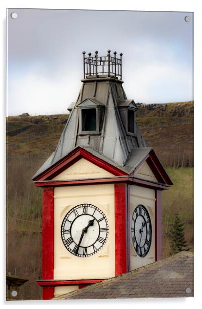 Marsden Clock Tower Acrylic by Glen Allen