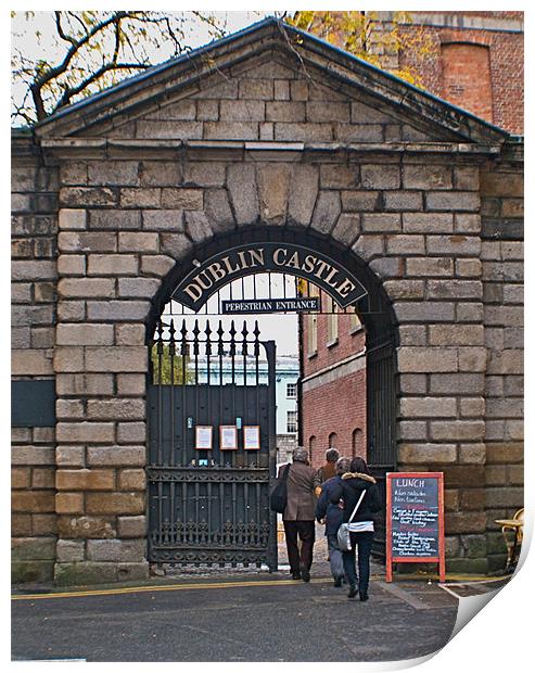 DUBLIN CASTLE Print by radoslav rundic