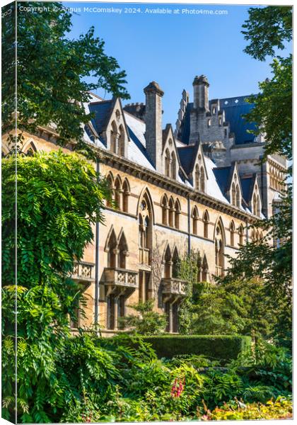 Meadow Building, Christ Church College, Oxford Canvas Print by Angus McComiskey