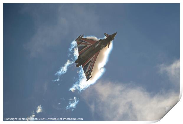 RAF Typhoon Display 2024 Practice Print by Neil Pearson