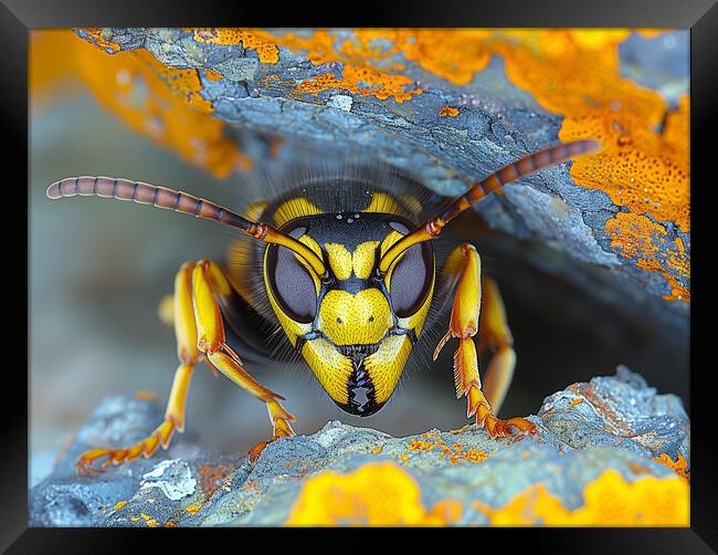The Wasp Framed Print by Steve Smith