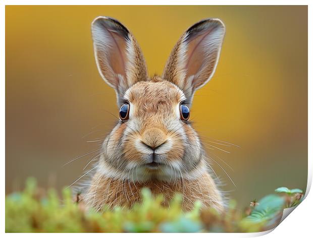 The Hare Print by Steve Smith