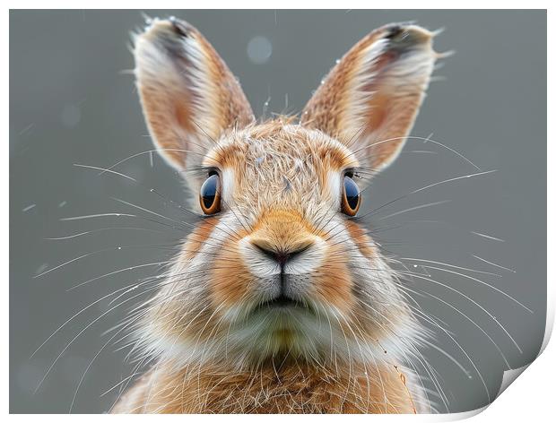 The Hare Print by Steve Smith
