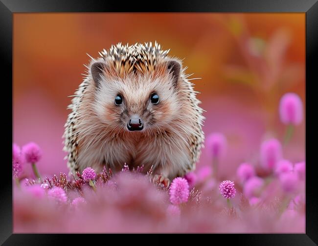 The Hedgehog Framed Print by Steve Smith