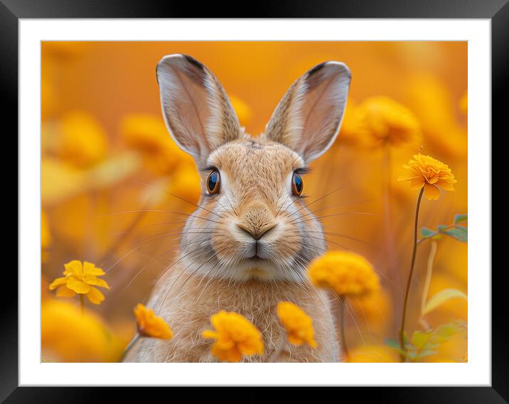 The Hare Framed Mounted Print by Steve Smith