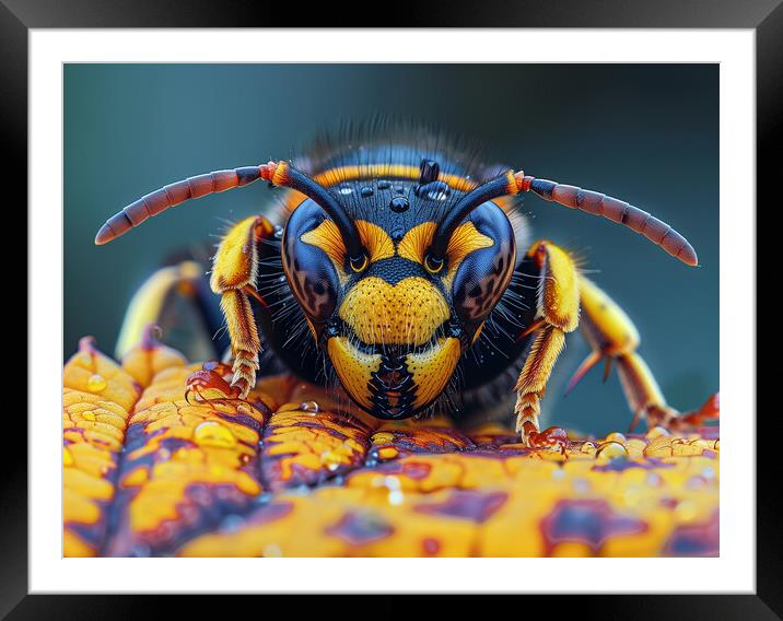 The Wasp Framed Mounted Print by Steve Smith