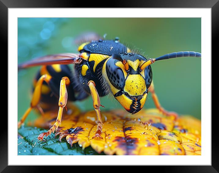 The Wasp Framed Mounted Print by Steve Smith