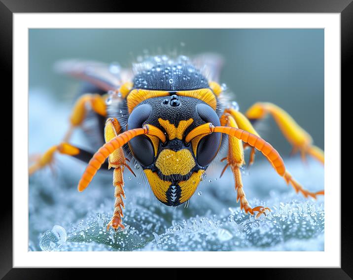 The Wasp Framed Mounted Print by Steve Smith