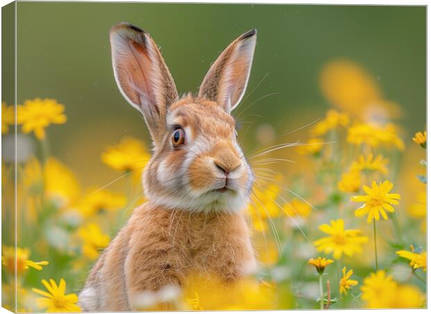 The Hare Canvas Print by Steve Smith