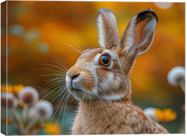 The Hare Canvas Print by Steve Smith