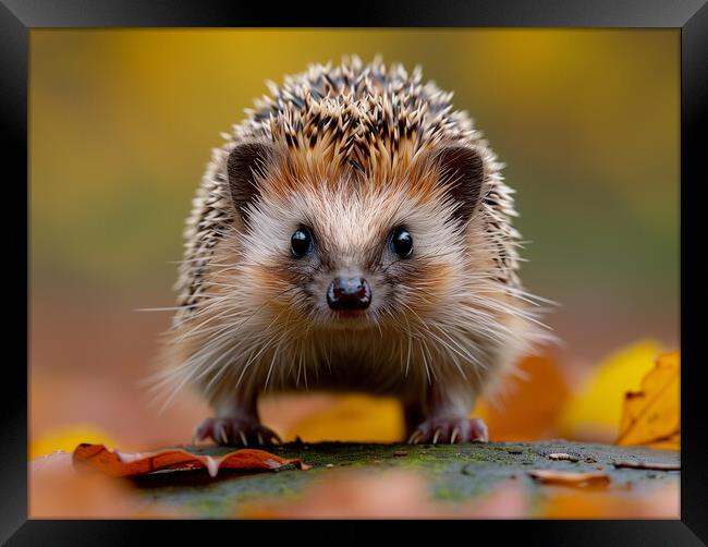 The Hedgehog Framed Print by Steve Smith