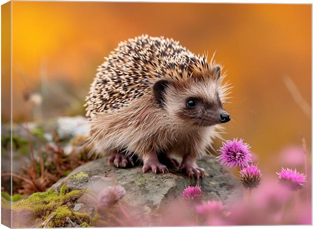 The Hedgehog Canvas Print by Steve Smith