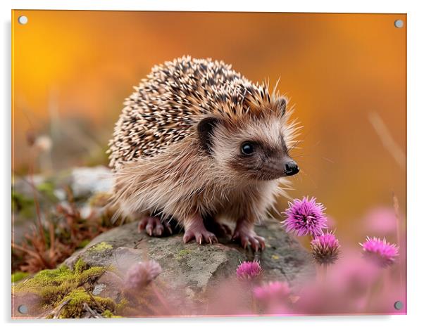 The Hedgehog Acrylic by Steve Smith