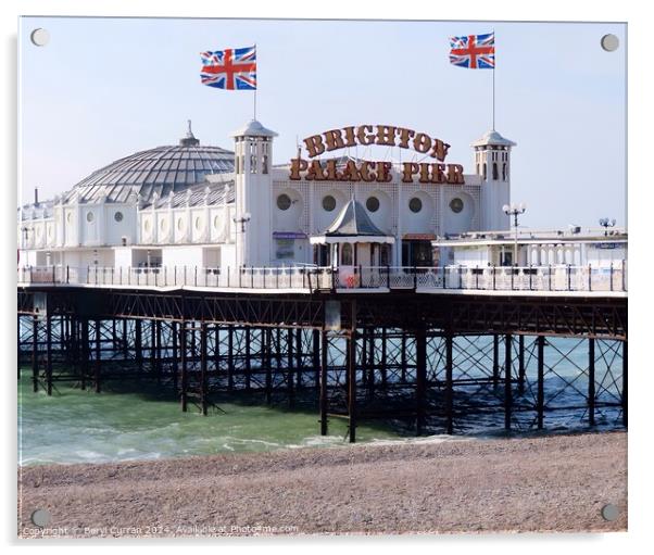 Brighton Palace Pier Acrylic by Beryl Curran