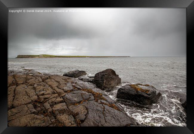 Staffin Bay, Skye Framed Print by Derek Daniel