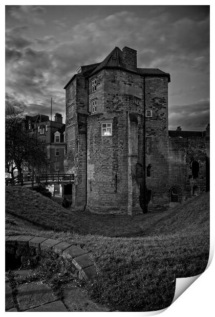 Black Gate, Newcastle upon Tyne Print by Rob Cole