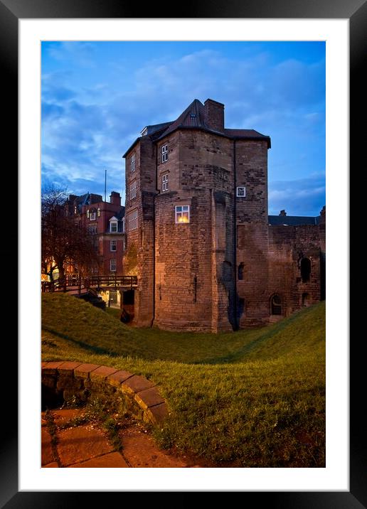 Black Gate, Newcastle upon Tyne Framed Mounted Print by Rob Cole