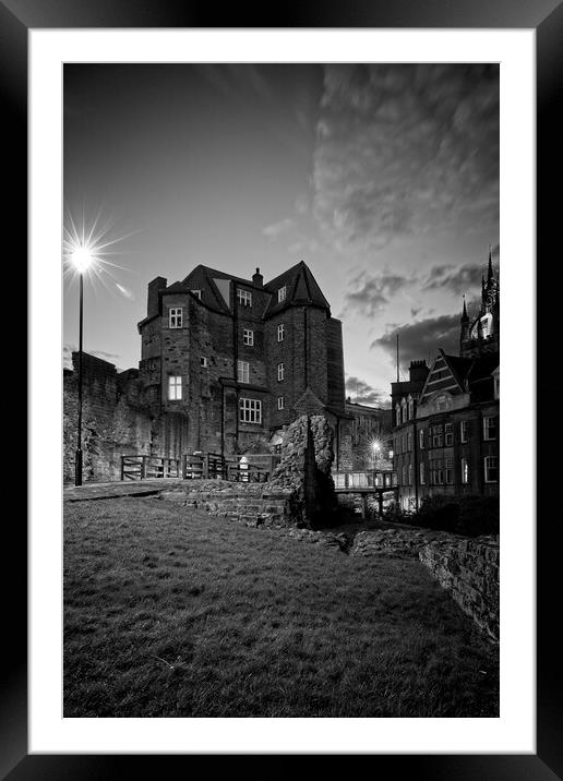 Black Gate, Newcastle upon Tyne Framed Mounted Print by Rob Cole